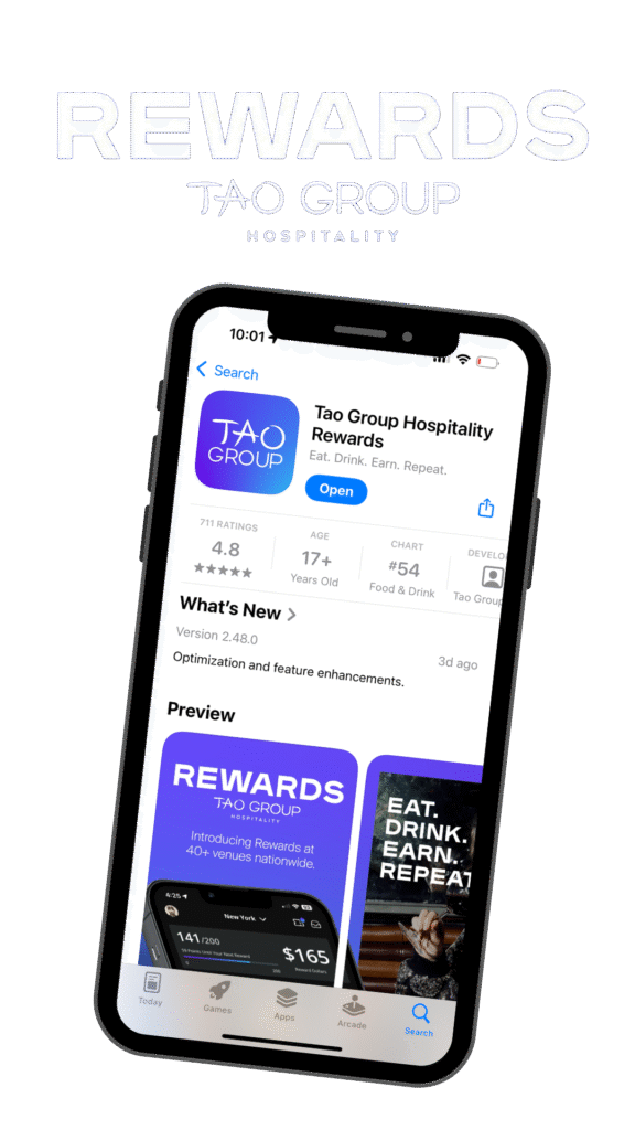 Tao Group Rewards App